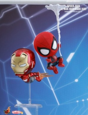 Hot Toys SPIDER-MAN: HOMECOMING SPIDER-MAN and MK47 COSBABY Set