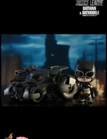 Hot Toys Justice League Batman & Batmobile Cosbaby Set