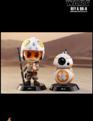 Hot Toys STAR WARS: THE FORCE AWAKENS Rey and BB8 COSBABY Set