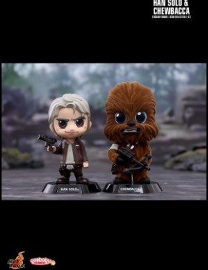 Hot Toys STAR WARS: THE FORCE AWAKENS Han Solo and Chewbacca COSBABY Set