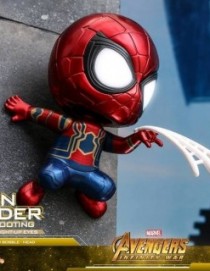 Hot Toys Avengers Infinity War Iron Spider Web Shooting Cosbaby Bobble Head