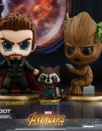 Hot Toys COSB444 Avengers: Infinity War Thor Rocket and Groot Cosbaby Set