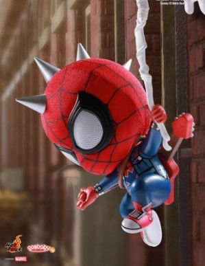 Hot Toys MARVEL'S SPIDER-MAN PUNK SUIT COSBABY BOBBLE-HEAD