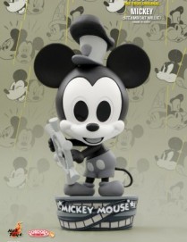 Hot Toys MICKEY MOUSE 90TH ANNIVERSARY MICKEY STEAMBOAT WILLIE COSBABY
