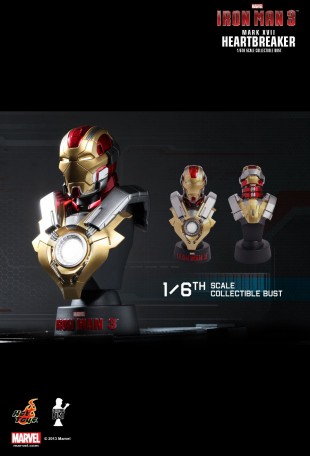 Hot Toys IRON MAN 3 1/6TH COLLECTIBLE BUST SERIES