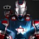 Hot Toys IRON MAN 3 IRON PATRIOT 1/4TH SCALE BUST