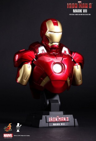 Hot Toys IRON MAN 3 MARK VII 1/4TH SCALE BUST