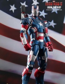 Hot Toys IRON MAN 3 IRON PATRIOT 1/6TH Scale Diecast Figure