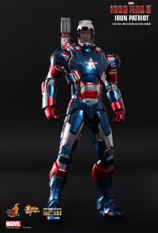 Hot Toys IRON MAN 3 IRON PATRIOT 1/6TH Scale Diecast Figure