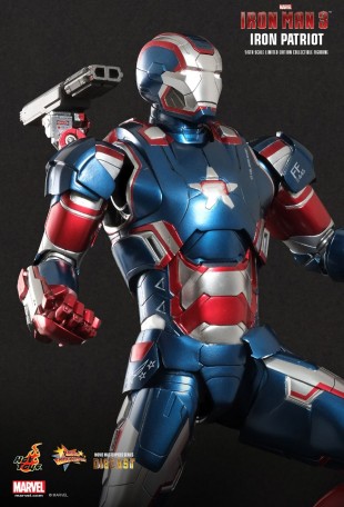 Hot Toys IRON MAN 3 IRON PATRIOT 1/6TH Scale Diecast Figure