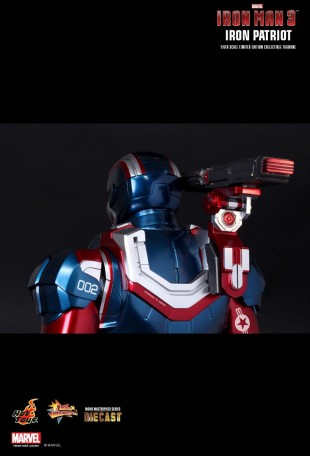 Hot Toys IRON MAN 3 IRON PATRIOT 1/6TH Scale Diecast Figure