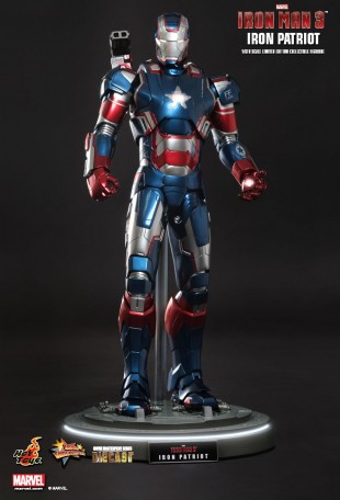 Hot Toys IRON MAN 3 IRON PATRIOT 1/6TH Scale Diecast Figure