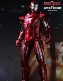 Hot Toys IRON MAN 3 SILVER CENTURION MK33 1/6TH Scale Figure