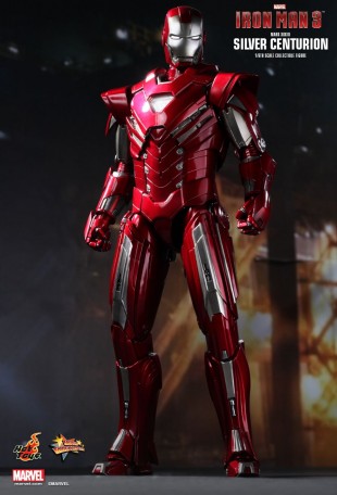 Hot Toys IRON MAN 3 SILVER CENTURION MK33 1/6TH Scale Figure