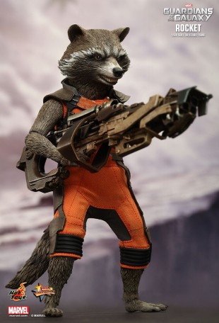 Hot Toys GUARDIANS OF THE GALAXY ROCKET 1/6TH Scale Figure