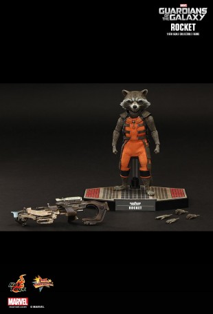 Hot Toys GUARDIANS OF THE GALAXY ROCKET 1/6TH Scale Figure