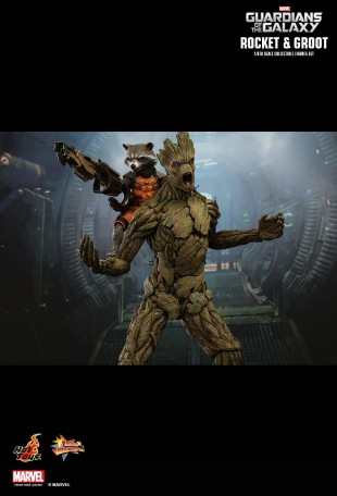 Hot Toys GUARDIANS OF THE GALAXY ROCKET AND GROOT