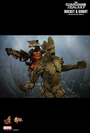 Hot Toys GUARDIANS OF THE GALAXY ROCKET AND GROOT