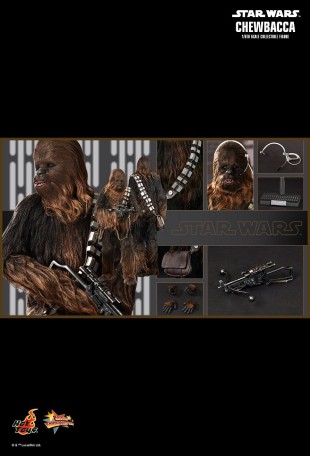 Hot Toys STAR WARS EPISODE IV A NEW HOPE CHEWBACCA 1/6TH Scale Figure