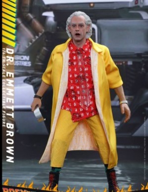 Hot Toys Back To The Future II Dr. Emmett Brown 1/6TH Scale Figure