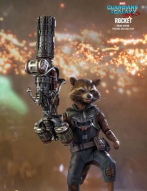 Hot Toys GUARDIANS OF THE GALAXY VOL2 ROCKET DELUXE VERSION