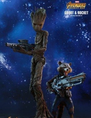 Hot Toys AVENGERS: INFINITY WAR GROOT & ROCKET Set