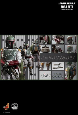 Hot Toys STAR WARS: EP6 RETURN OF THE JEDI BOBA FETT 1/4TH Scale Figure