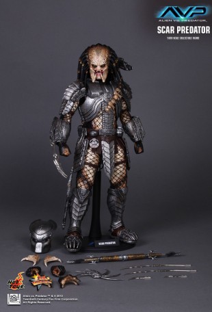 Hot Toys AVP SCAR PREDATOR 1/6TH Scale Figure