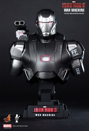 Hot Toys IRON MAN 3 WAR MACHINE 1/4TH SCALE BUST