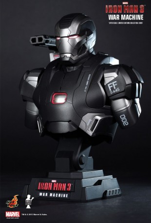 Hot Toys IRON MAN 3 WAR MACHINE 1/4TH SCALE BUST