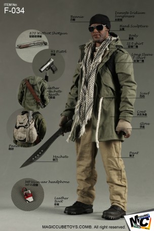 MC Toys The End  Walker Denzel Washington 1/6TH Scale Figure