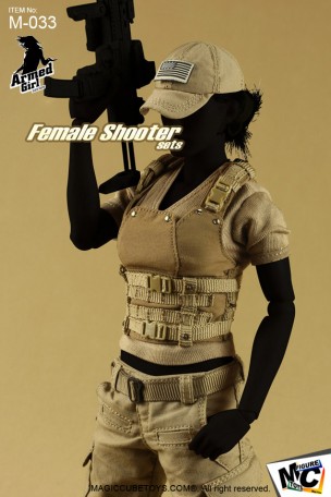 MC Toys 1/6TH Scale Female Shooter Set