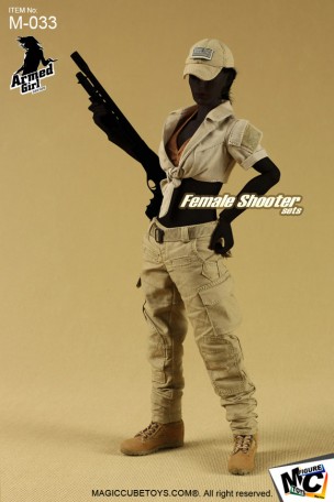 MC Toys 1/6TH Scale Female Shooter Set