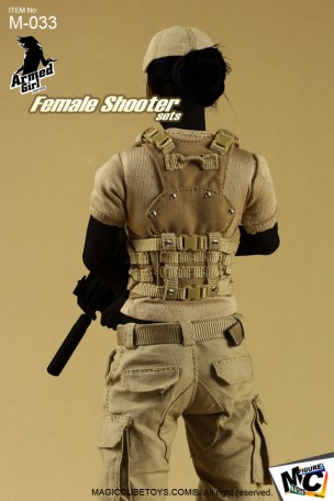 MC Toys 1/6TH Scale Female Shooter Set