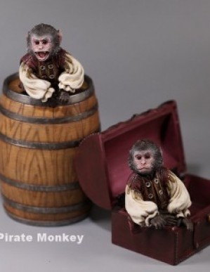 MR.Z 1/6TH Scale Pirate Monkey Statue Set