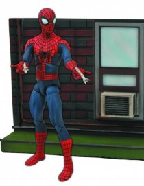 Marvel Select Amazing Spider-Man 2 Action Figure with Wall Display Base
