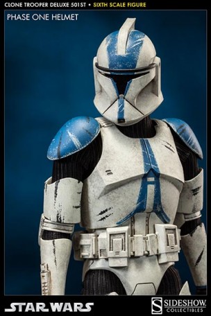 Sideshow Star Wars Clone Trooper Deluxe 501st 1/6TH Scale Figure