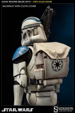 Sideshow Star Wars Clone Trooper Deluxe 501st 1/6TH Scale Figure