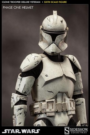 Sideshow Star Wars Clone Trooper Deluxe Veteran 1/6TH Scale Figure