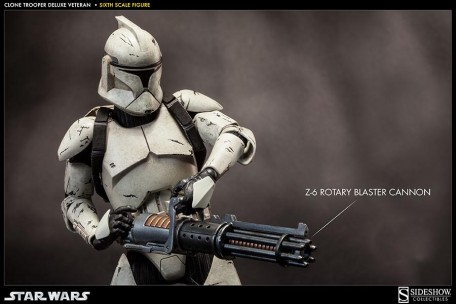 Sideshow Star Wars Clone Trooper Deluxe Veteran 1/6TH Scale Figure