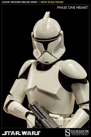 Sideshow Star Wars Clone Trooper Deluxe Shiny 1/6TH Scale Figure