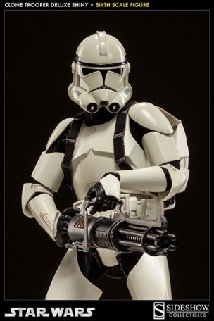 Sideshow Star Wars Clone Trooper Deluxe Shiny 1/6TH Scale Figure