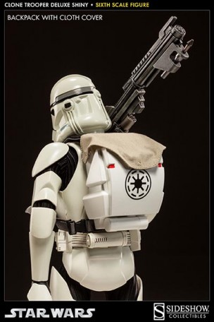 Sideshow Star Wars Clone Trooper Deluxe Shiny 1/6TH Scale Figure