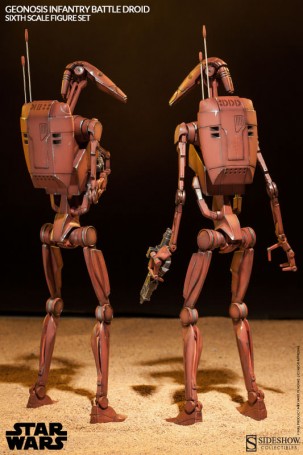 Sideshow Star Wars Geonosis Infantry Battle Droids 1/6TH Scale Figure