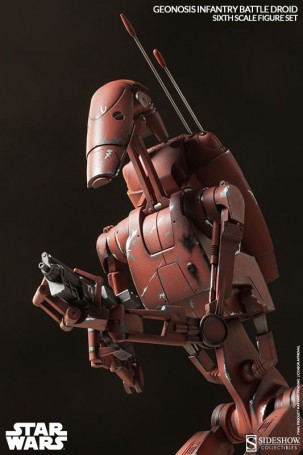 Sideshow Star Wars Geonosis Infantry Battle Droids 1/6TH Scale Figure