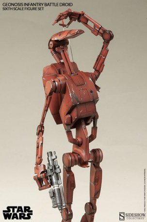 Sideshow Star Wars Geonosis Infantry Battle Droids 1/6TH Scale Figure