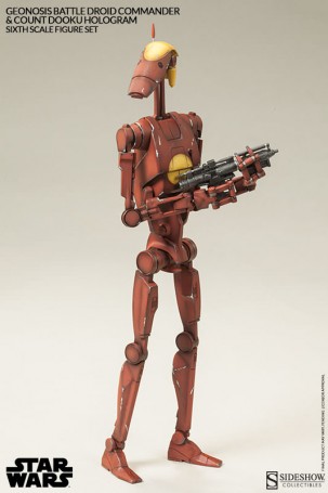 Sideshow Star Wars Geonosis Commander Battle Droid 1/6TH Figure