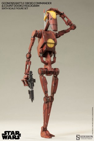 Sideshow Star Wars Geonosis Commander Battle Droid 1/6TH Figure