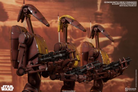 Sideshow Star Wars Geonosis Commander Battle Droid 1/6TH Figure