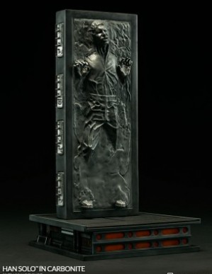 Sideshow Star Wars Han Solo in Carbonite 1/6TH Scale Figure